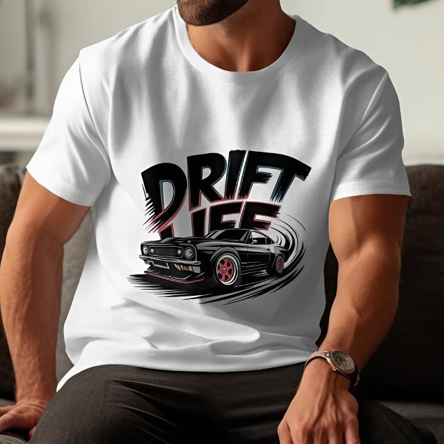 Drift Life ästhetisch, modern T-Shirt (Front)