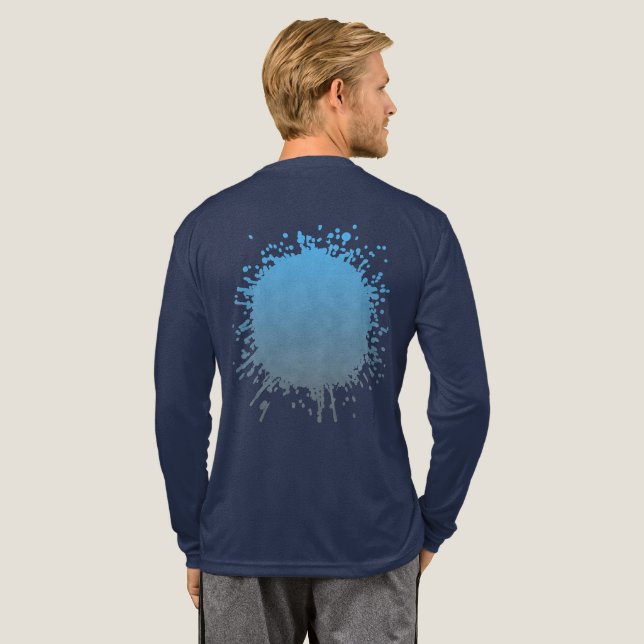 Drift über Dünen Tri-Blend Shirt (Voller Rücken)