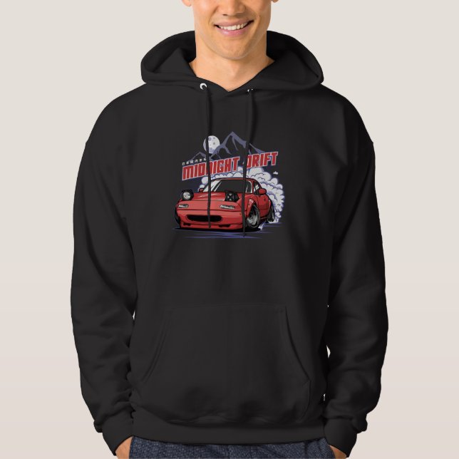 Drift um Mitternacht Hoodie (Vorderseite)