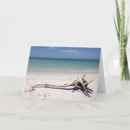 Drift Wood on Beach Mother-Day-Karte Karte