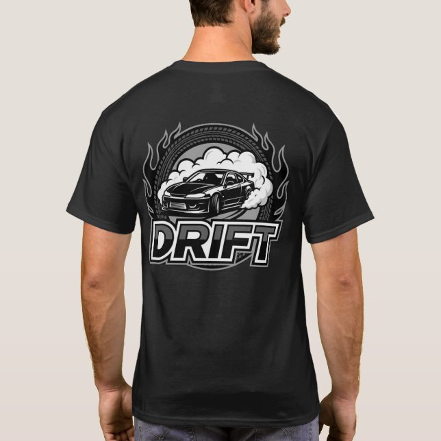 driftcar T-Shirt (Rückseite)