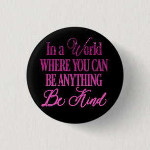 Driften von Glitzer Inspiration Zitat Button