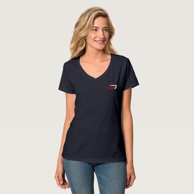 Driften | Women's V-Neck T-Shirt (Vorderseite Vollansicht)