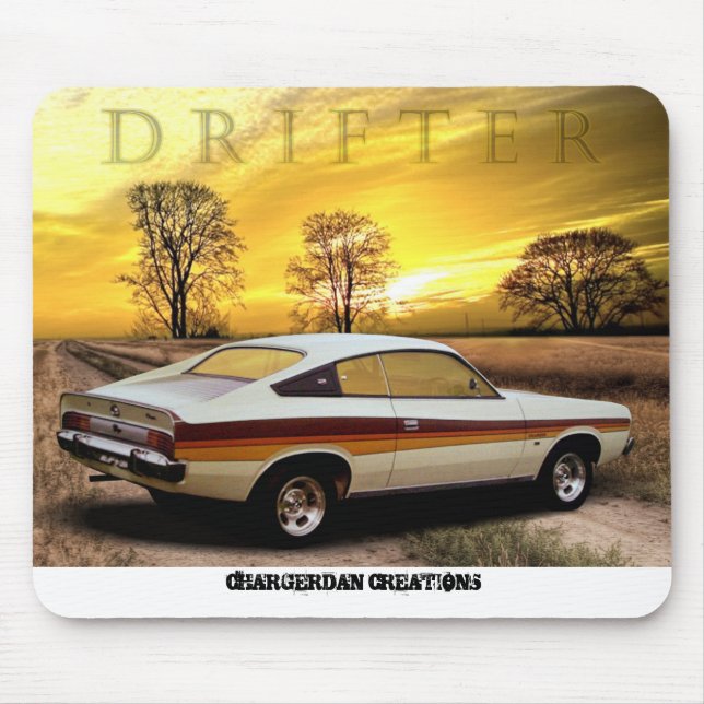 DRIFTER Chrysler-LadegerätMausunterlage Mousepad (Vorne)
