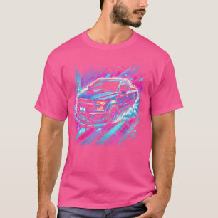 Drifting Lieferwagen Burnout Street Men Truck Moto T-Shirt