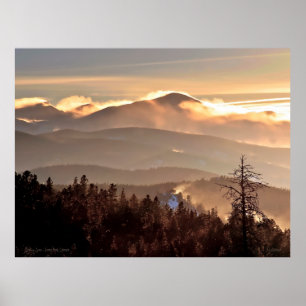 Drifting Snow - James Peak, Colorado Poster