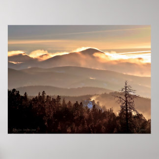 Drifting Snow - James Peak, Colorado Poster