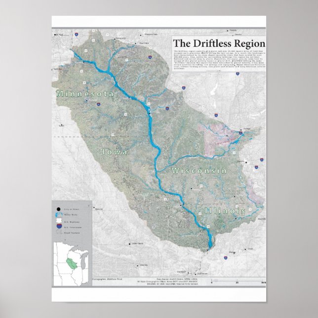 Driftless-Region  Poster (Vorne)
