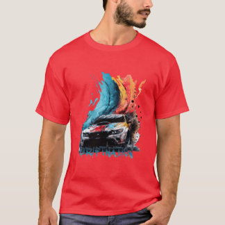 driftnation Drifting Super Auto Sportwagen Drift F T-Shirt