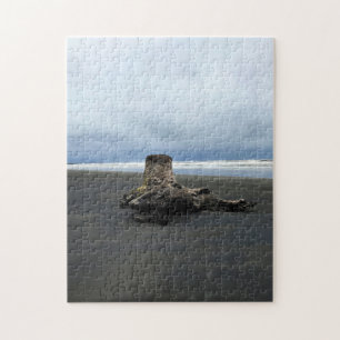 Driftwood am Strand von Benson, Cape Enttäuschung, Puzzle