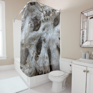 Driftwood Burl Abstrakt Duschvorhang