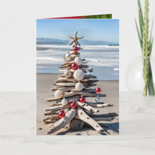 Driftwood Christmas Tree Karte