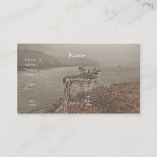 Driftwood in der Water Business Card Visitenkarte
