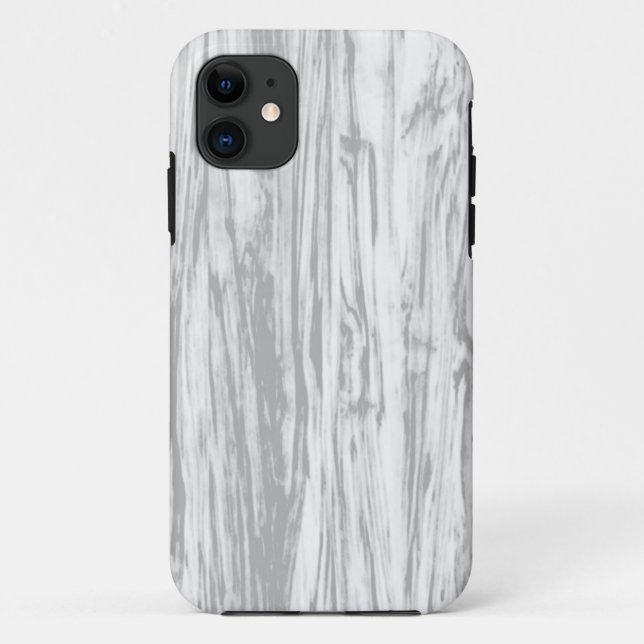 Driftwood-Muster - grau/grau/weiß Case-Mate iPhone Hülle (Rückseite)
