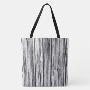 Driftwood-Muster - schwarz, weiß und grau