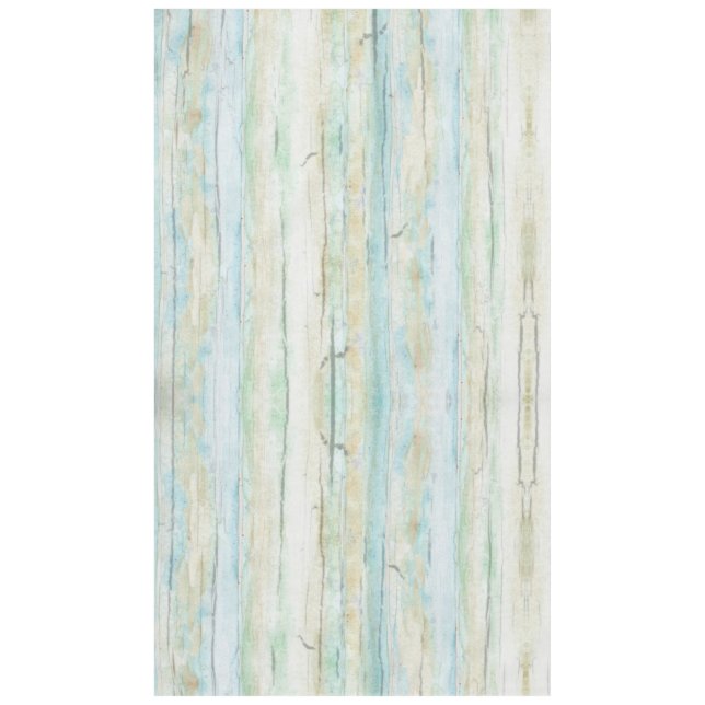 Driftwood Watercolor Coastal Beach Rustikale Holzk Tischdecke (Vorderseite)