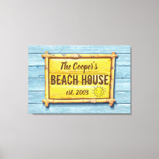DriftwoodBeach House - Leinwand