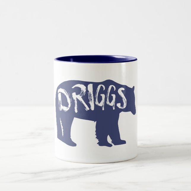 Driggs Idaho Bear Zweifarbige Tasse (Mittel)