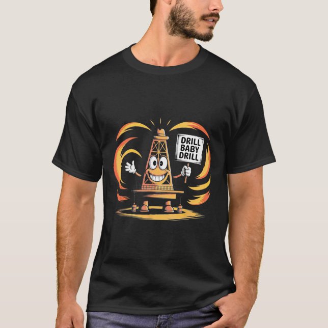Drill Ba Trump Funny Meme Hhh T-Shirt (Vorderseite)