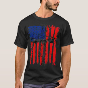 Drill Baby Drill American Flag Öl und Gas Oilfone T-Shirt