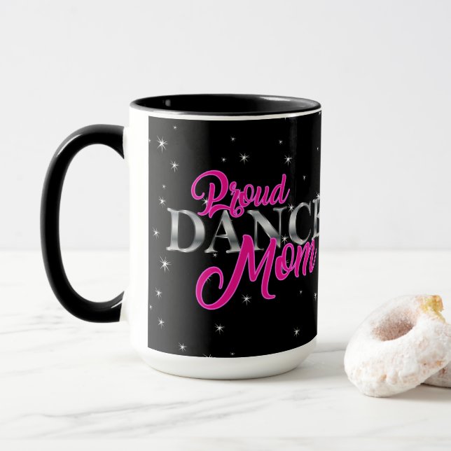 Drill Dance Team Proud Dance Mama Tasse (Mit Donut)