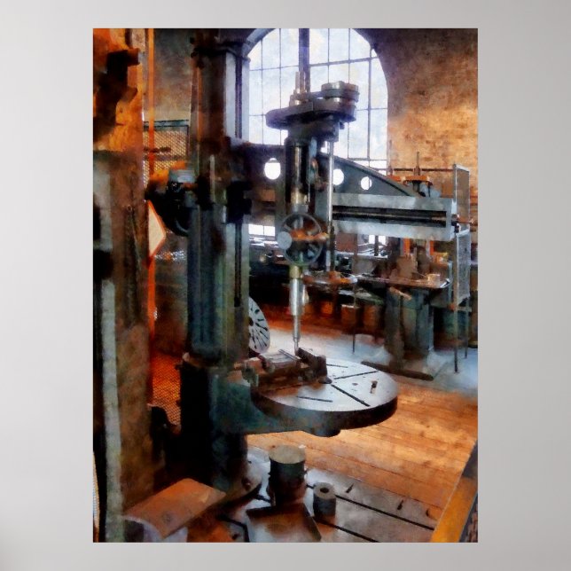 Drill Press Near Window Poster (Vorne)