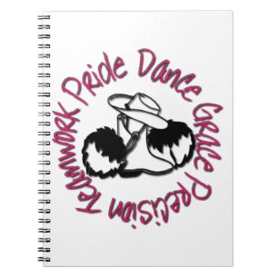 Drill Team - Dance Grace Precision Teamwork Prix Notizblock