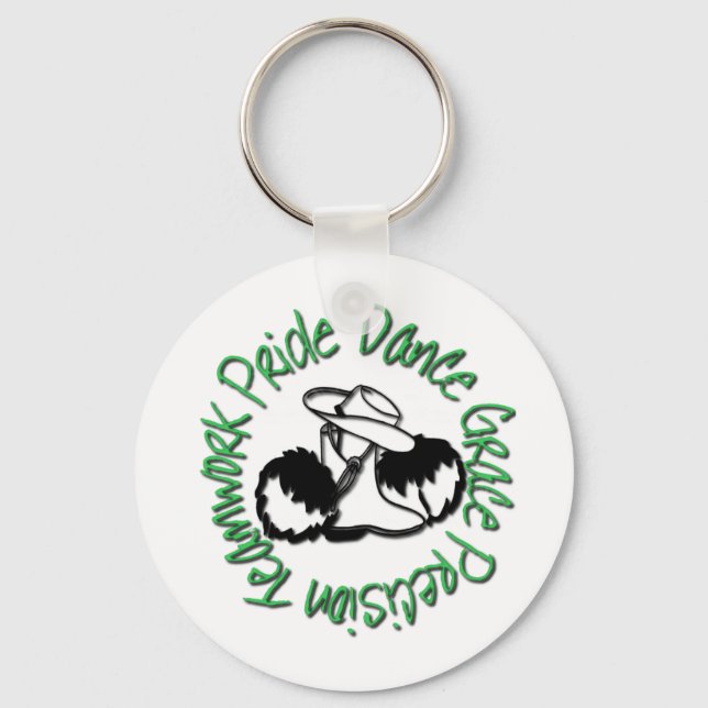 Drill Team - Dance Grace Precision Teamwork Prix Schlüsselanhänger (Vorderseite)