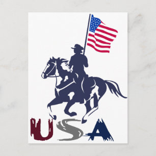 Drill Team USA Paint Postkarte