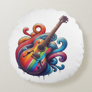 Drilling Rundes Kissen