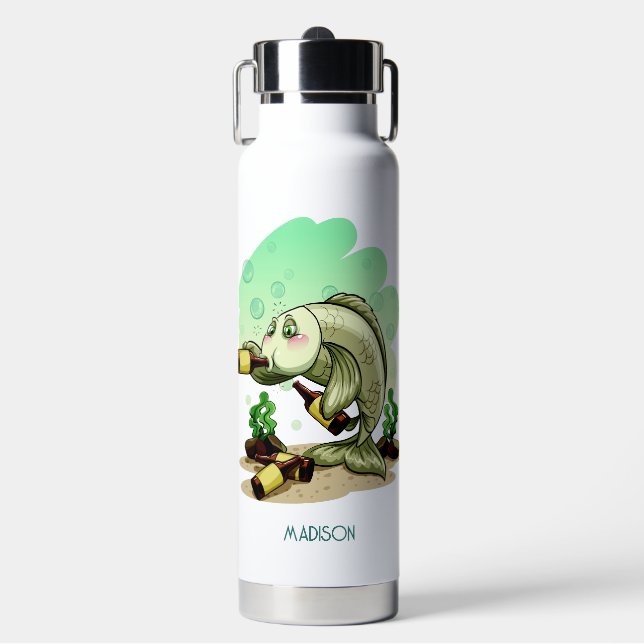 Dringender individuelle Name Trinkflasche (Vorderseite)