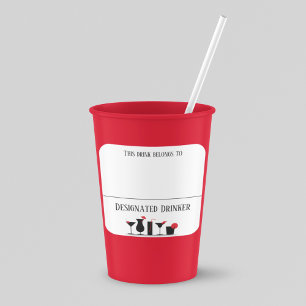 Drink Aufkleber Marker Name Cocktail Etiketten Par