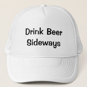 Drink Bier Sideways Truckerkappe