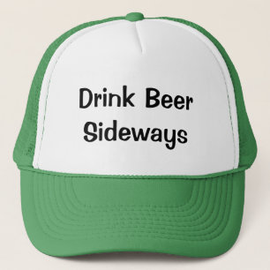 Drink Bier Sideways Truckerkappe