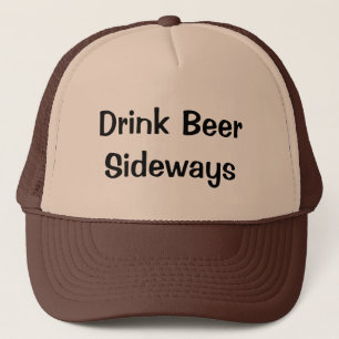 Drink Bier Sideways Truckerkappe