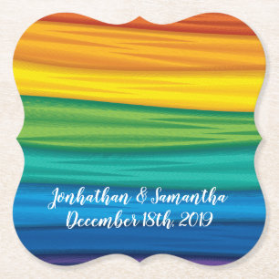 Drink Coasters lgbtq Regenbogenflagge Lesbian Gay  Untersetzer