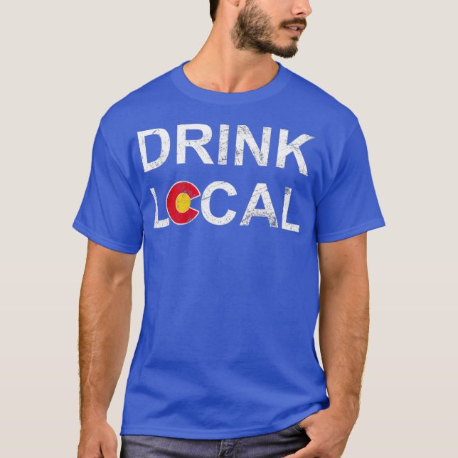 Drink Colorado Brauerei Bierbrauerei T-Shirt (Vorderseite)