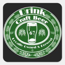 Drink Craft Biere in lokalem Besitz - Grün