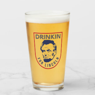 Drink für Lincoln 4. Juli Glas