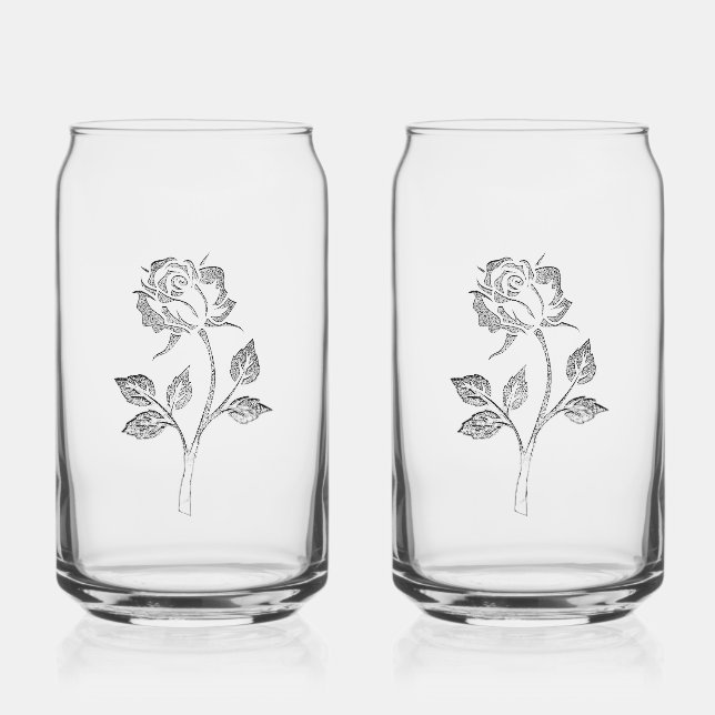 DRINK GLASS ART DESIGN STIL DOSENGLAS (Vorderseite)