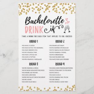 DRINK IF Bachelorette oder Hen Party