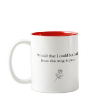 Drink in Peace Coffee Tasse