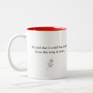 Drink in Peace Coffee Tasse