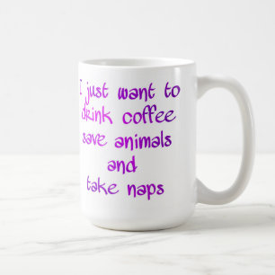 Drink Kaffee Rettend Tiere nehmen Nickerchen Tiere Kaffeetasse