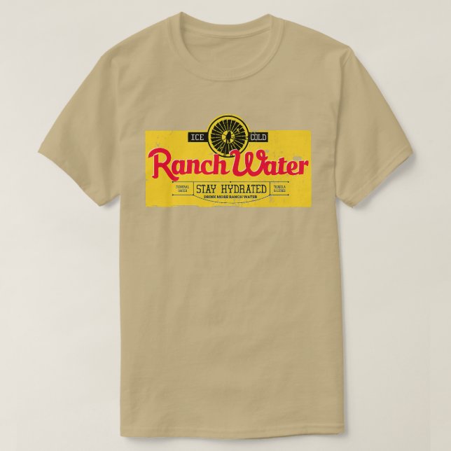 Drink Ranch Water stolz Süd-Stolz Thing Vinta T-Shirt (Design vorne)