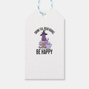 Drink Read Books Whimsigoth Halloween Design Geschenkanhänger
