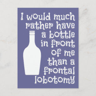 Drinken von Spaß, benutzerdefinierte Farbe Postkar Postkarte