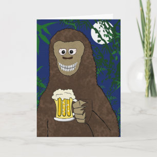 Drinkin' Bigfoot Karte