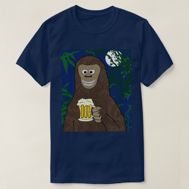 Drinkin Bigfoot T-Shirt (Design vorne)