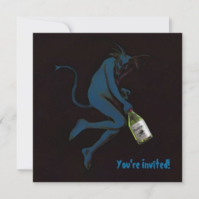 Drinking Devil ~ Einladungen / UAWG (Vorderseite)